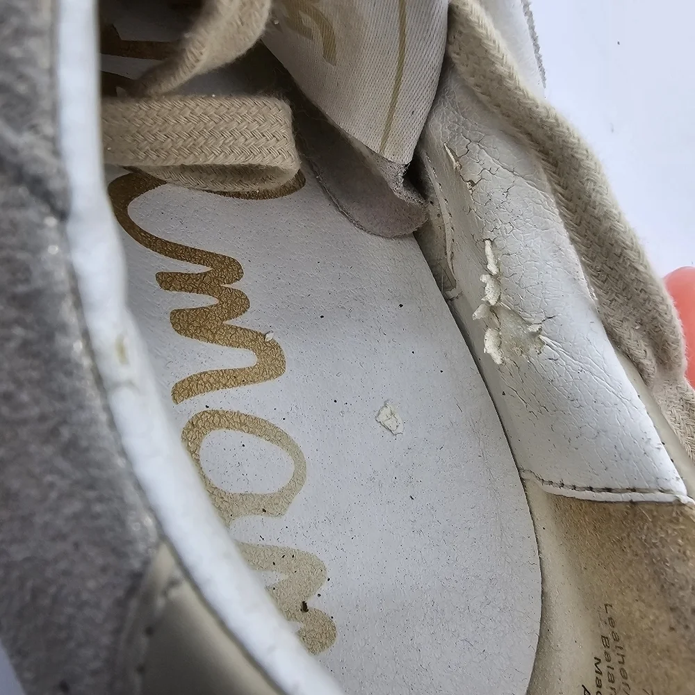 Sam Edelman Aubrie Sneakers Gold Metallic Women’s Size 7.5 – Pre-Owned